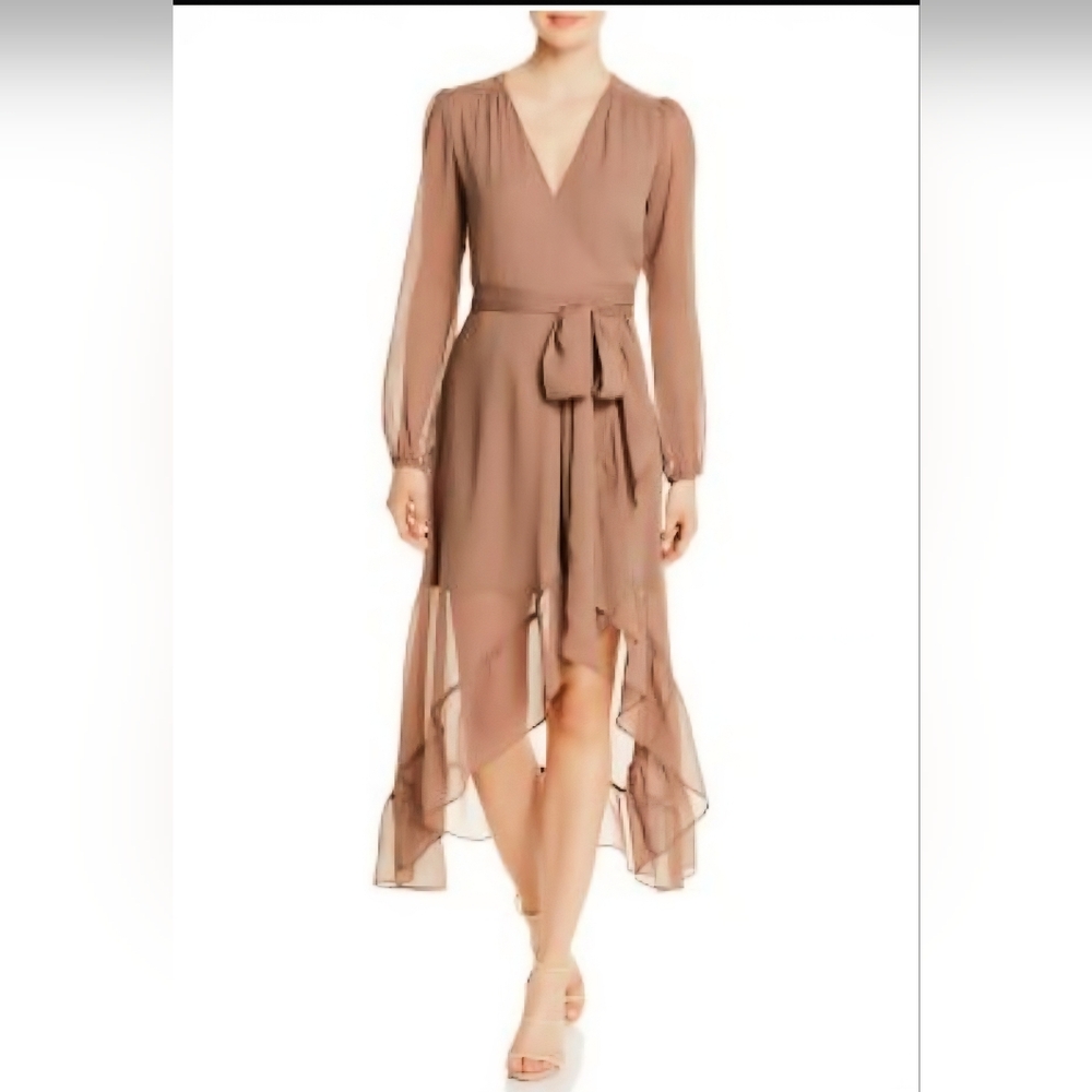 NWT Wayf Ruffle Wrap Dress SIZE M